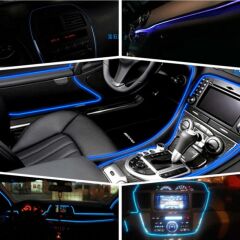 CARUB KABLO NEON  BUZ MAVİSİ 2MT