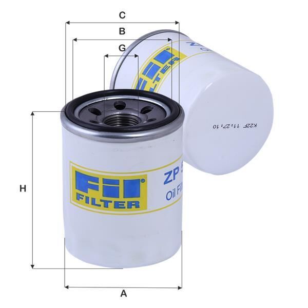 FİL ZP55 YAĞ FİLTRESİ HYUNDAİ İ10 İ20 ATOS GETZ YAMAHA YZF R25