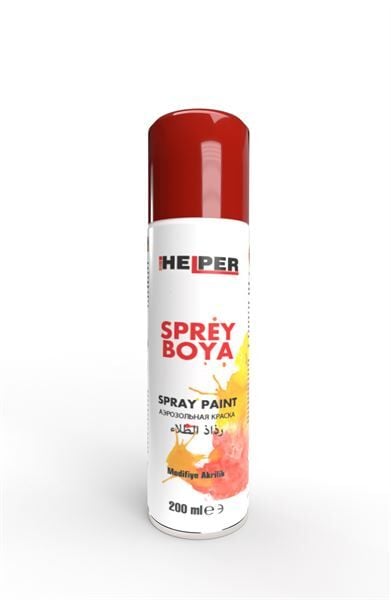 Mxs HELPER SPREY BOYA RAL-3020 PARLAK KIRMIZI 200 ML