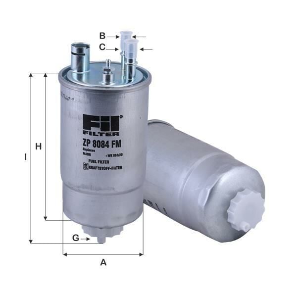 FİL ZP8084FM YAKIT FİLTRESİ DOBLO FİORİNO PUNTO YM