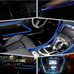 CARUB KABLO NEON  BUZ MAVİSİ 2MT