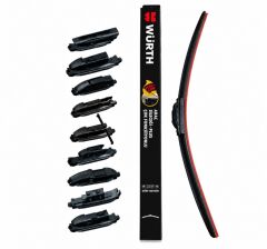 WÜRTH SİLECEK SÜPÜRGESİ PLUS 300 mm (30 cm) 9 APARATLI