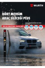 WÜRTH SİLECEK SÜPÜRGESİ PLUS 500 mm (50 cm) 9 APARATLI