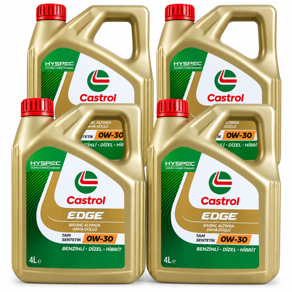 CASTROL EDGE MOTOR YAĞI 0W-30 4 X 4 Litre