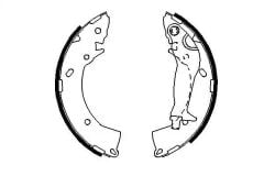 Bosch ARKA FREN BALATASI KAMPANA TIP PABUC HYUNDAI GETZ 2002->