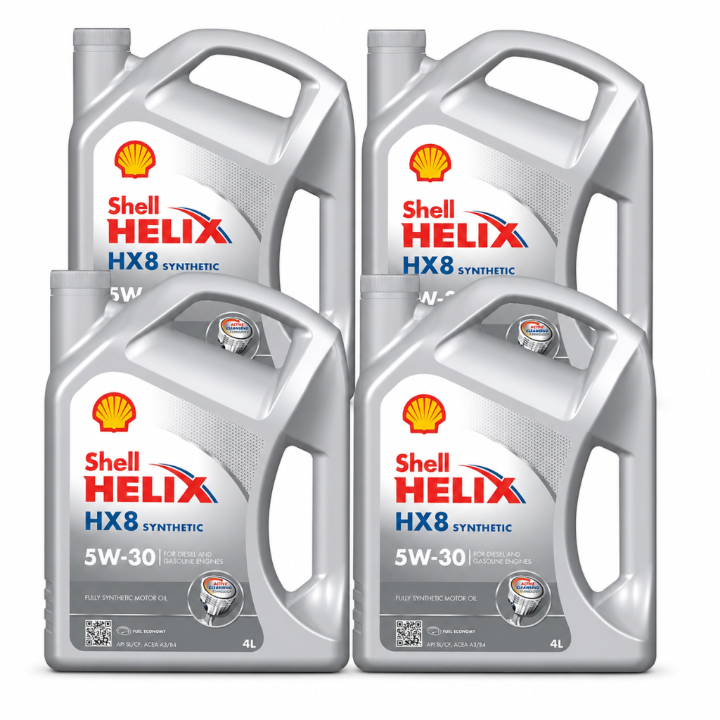 SHELL HELİX HX8 MOTOR YAĞI 5W-30 4 X 4 Litre