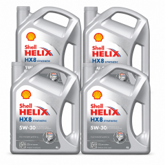 SHELL HELİX HX8 MOTOR YAĞI 5W-30 4 X 4 Litre