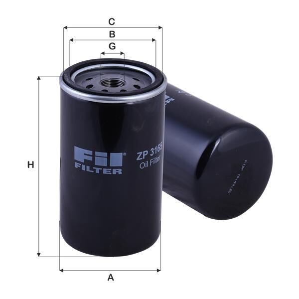 FİL ZP3165 YAĞ FİLTRESİ JCB