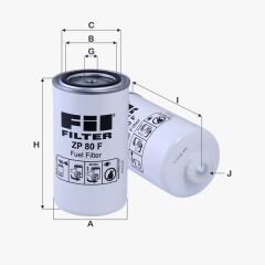 Fil Filtre YAKIT FILTRESI IVECO EUROCARGO I (91 03) II (03 08), NEW HOLLAND CR CX SERIE