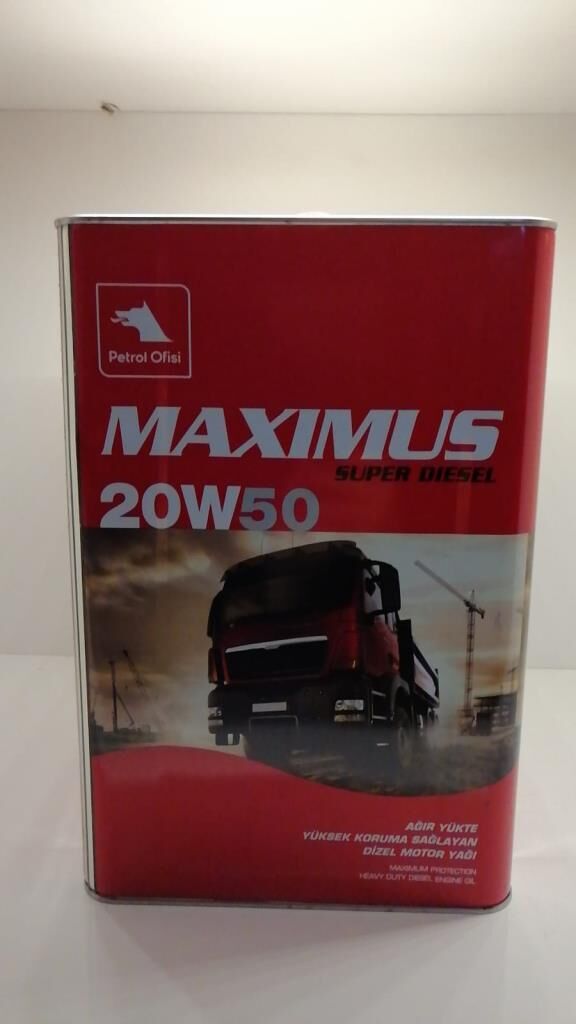 PETROL OFİSİ MAXIMUS SUPER DİESEL 20W-50 MOTOR YAĞI 16KG