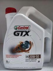 CASTROL GTX 20W-50 LPG 3LT TEMMUZ 2025 ÜRETİMİ