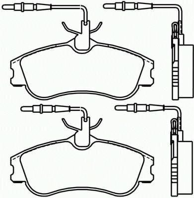 BEŞER FREN BALATASI ÖN FİŞLİ PEUGEOT 306 93- PARTNER 96- BERLİNGO 96- XSARA 97-