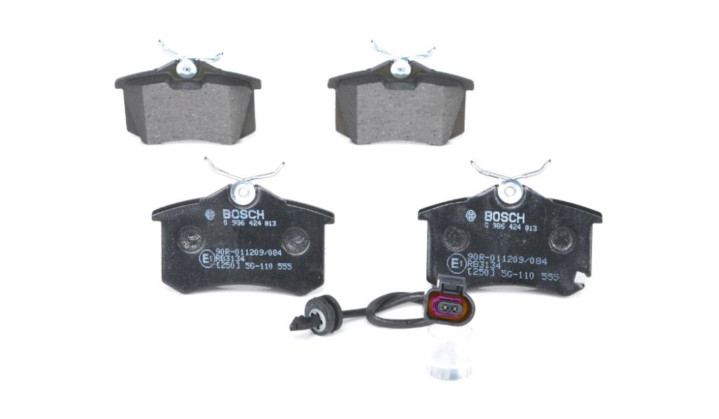 Bosch ARKA FREN BALATASI IBIZA IV 1.2 / 1.4 16V 1.9TDI 02> POLO 01>