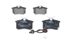 Bosch ARKA FREN BALATASI IBIZA IV 1.2 / 1.4 16V 1.9TDI 02> POLO 01>