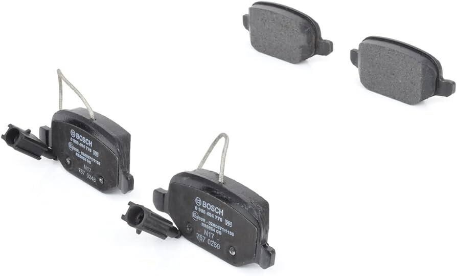 Bosch ARKA FREN BALATASI LINEA 1,3D MULTIJET 06 09> 1,4 / 1,4T JET 06 07> / 1,6 / 1,6D MULTIJET 06 09>