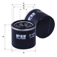 FİL ZP3085 YAĞ FİLTRESİ DACİA LOGAN SANDERO CLİO KANGO