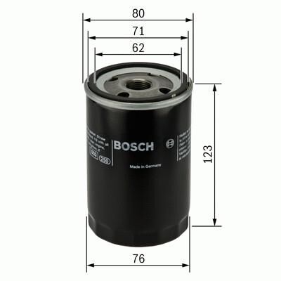 BOSCH YAĞ FİLTRESİ AUDİ A3 A4 A6 İBİZA LEON FABİA 451103033 ZP3241
