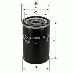 BOSCH YAĞ FİLTRESİ AUDİ A3 A4 A6 İBİZA LEON FABİA 451103033 ZP3241
