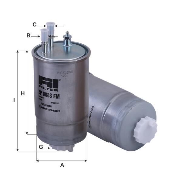 FİL ZP8083FM YAKIT FİLTRESİ DOBLO DUCATO FİORİNO LİNEA PUNTO