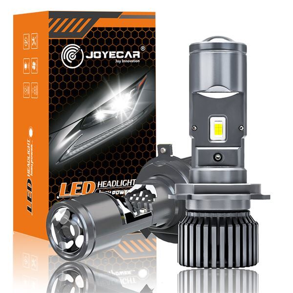 JOYECAR ULTRA GUC PROJEKTOR LENSLI MERCEKLI H4 UZUN KISA LED FAR AMPULU