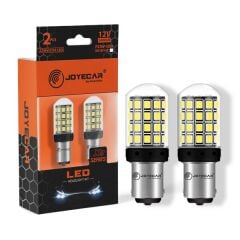 JOYECAR X9 SERISI 1156 P21W BA15S 180° TEK DUY LAMBA BEYAZ