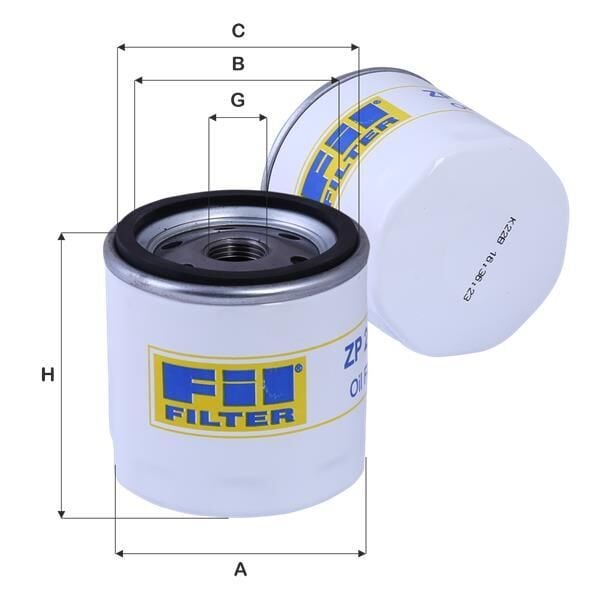 FİL ZP21C YAĞ FİLTRESİ OPEL TÜM MODELLER 1.4 1.6 1.8 2.0 1995- 451103079