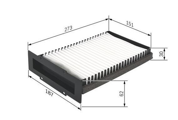 Bosch POLEN FILTRESI LAND ROVER FREELANDER I 98>06