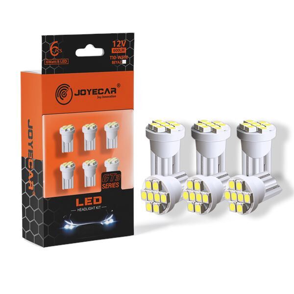 JOYECAR GT3 SERISI T10 194 W5W IC AYDINLATMA AMPULU 6 ADET MAVI