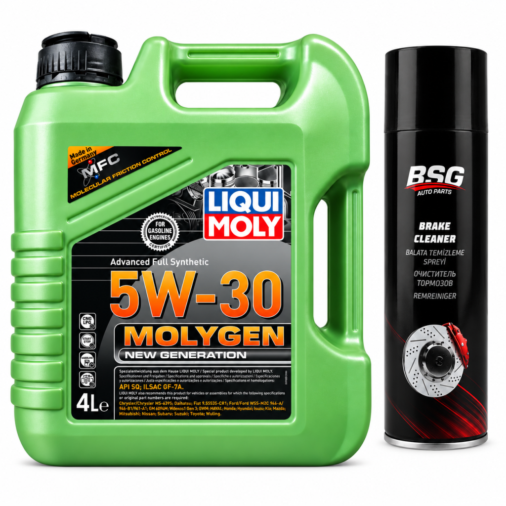 Liqui Moly Molygen New Generation 5W-30 Motor Yağı 4 Litre + Balata Spreyi 500 ml