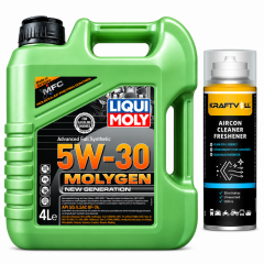 Liqui Moly Molygen New Generation 5W-30 Motor Yağı 4 Litre + Klima Bombası 200 ml