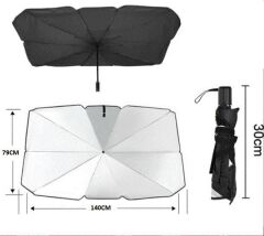 CARUB GÜNEŞLİK ÖN CAM İÇİ KATLANIR ŞEMSİYE KUTULU