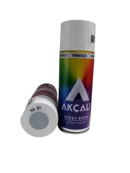 AKÇALI SPREY BOYA DÜZ 306 GRİ