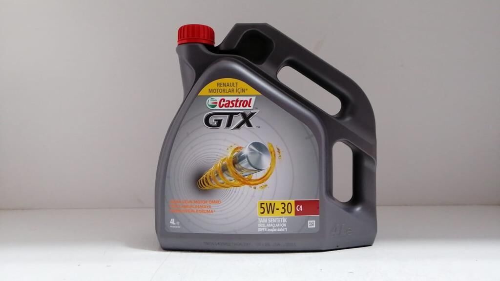 CASTROL GTX 5W-30 C4 PARTİKÜLLÜ DİZEL ARAÇLAR İÇİN 4 LT ÜT:2022
