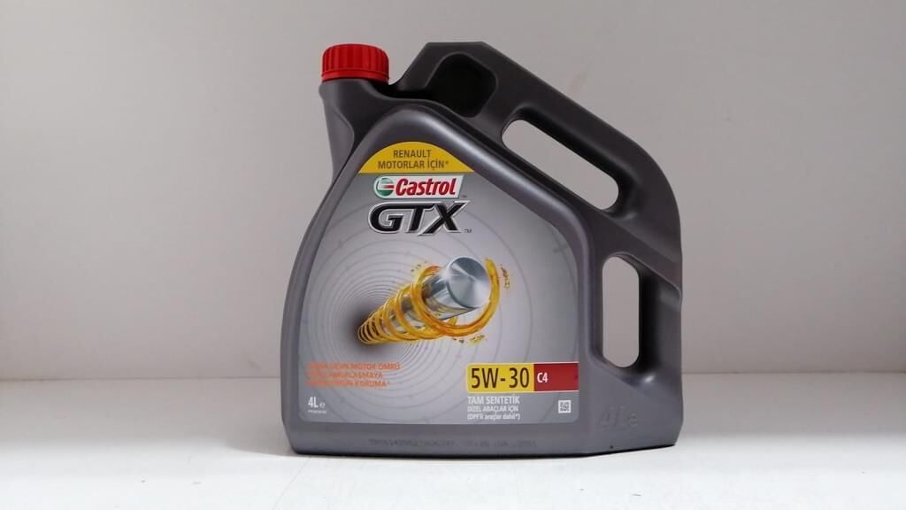 CASTROL GTX 5W-30 C4 PARTİKÜLLÜ DİZEL ARAÇLAR İÇİN 4 LT ÜT:2022