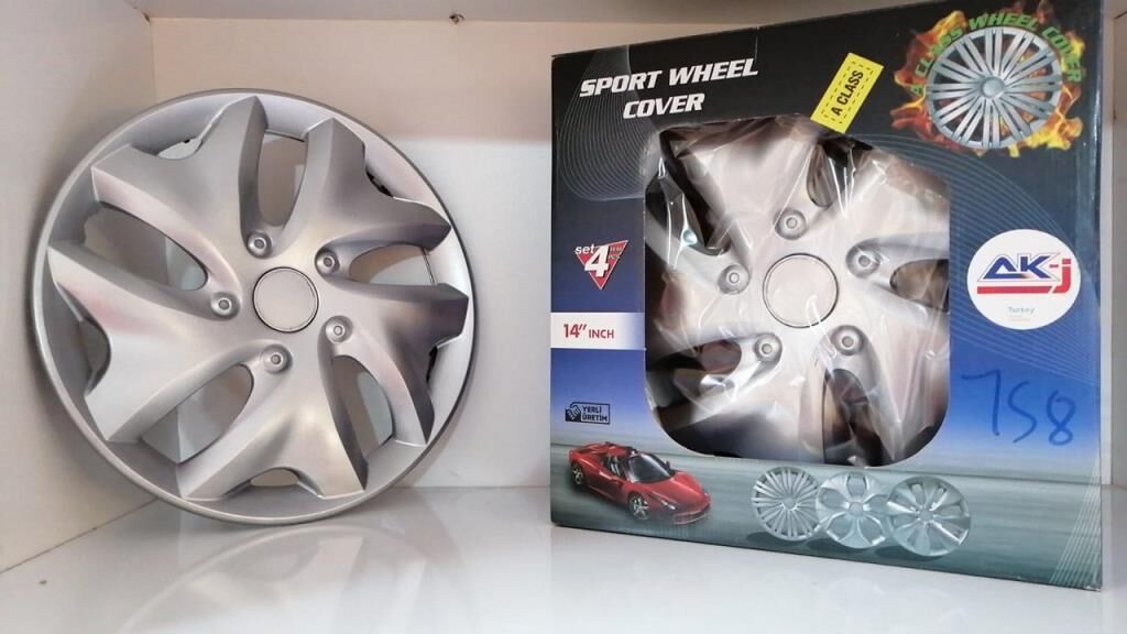 WHEELL COVER JANT KAPAĞI RENKLİ 14'' TAKIM (4 ADET) A158