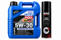 Liqui Moly Longtime High Tech 5W-30 Motor Yağı 4 Litre + Balata Spreyi 500 ml
