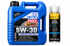 Liqui Moly Longtime High Tech 5W-30 Motor Yağı 4 Litre + Klima Bombası 200 ml