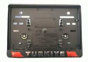 SÜSLEN PLAKA ALTLIĞI MOTORSİKLET TÜRKİYE BAYRAKLI