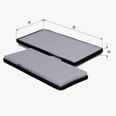 Fil Filtre POLEN FILTRESI FIESTA IV 95>02 FORD KA 96>08 PUMA 97>01 MAZDA 121 III 96>03