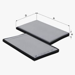 Fil Filtre POLEN FILTRESI MEGANE I CLASSIC 1,4 1,6 2,0 Ie 16V 1,9 TDI 96