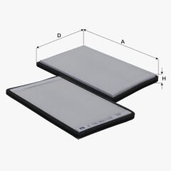 Fil Filtre POLEN FILTRESI MEGANE I CLASSIC 1,4 1,6 2,0 Ie 16V 1,9 TDI 96