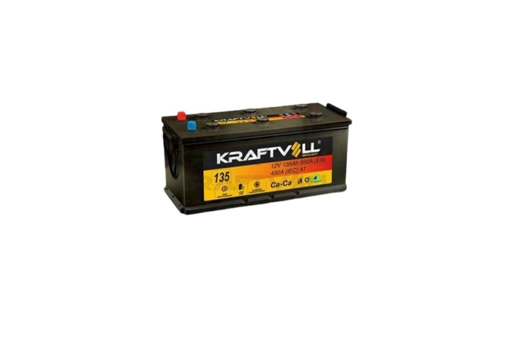 Kraftvoll AKU 12V 135 AH D8 (510×190×225)