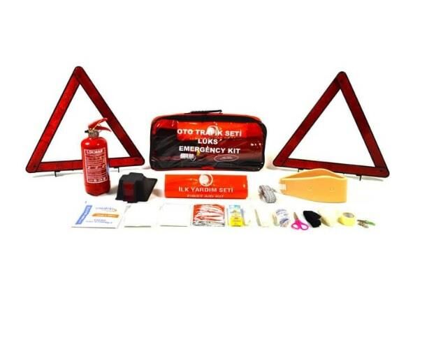 LUX TRAFİK SETİ 1KG YANGIN SÖNDÜRÜCÜLÜ TÜV TÜRK UYUMLU