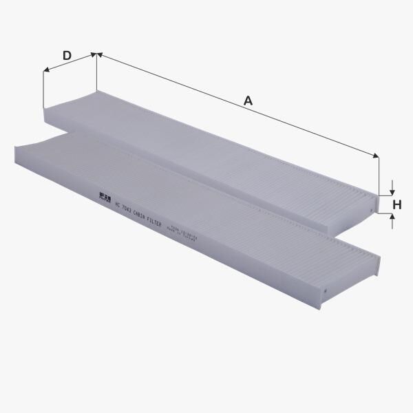 Fil Filtre POLEN FILTRESI SHARAN ALHAMBRA 95>10 FORD GALAXY 95>06 1.9TDI