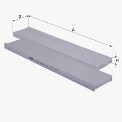 Fil Filtre POLEN FILTRESI SHARAN ALHAMBRA 95>10 FORD GALAXY 95>06 1.9TDI