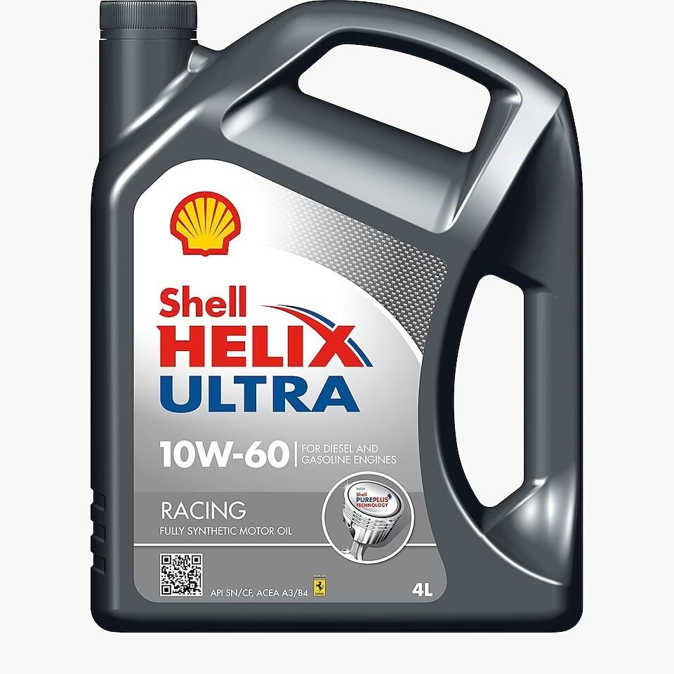 SHELL HELİX ULTRA RACİNG 10W-60 MOTOR YAĞI 4 LT Ü.T:2025