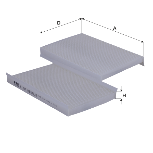 FİL HC7087 POLEN FİLTRESİ ALBEA PALİO SİENA PUNTO