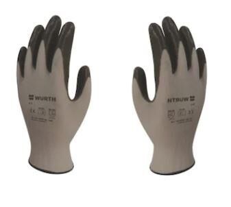WÜRTH İŞ GÜVENLİĞİ ELDİVENİ NİTRİL SİYAH 10 NUMARA ( X-Large )