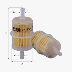 Fil Filtre BENZIN FILTRESI UNIVERSAL TIP TUM ARACLAR ICIN BENZIN FILTRESI BMW M10 P309 P205 P405 P106 P607 AX B