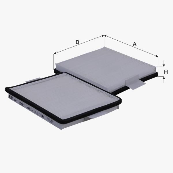 Fil Filtre POLEN FILTRESI ROVER MG (ZR / ZS / ZT), ROVER 200, ROVER 25, ROVER 400 (MK2), ROVER 45, STREETWISE